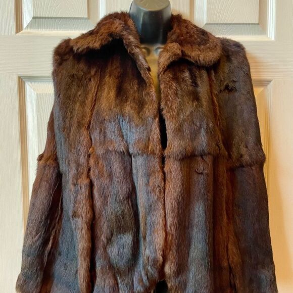 SABLE LUXURY VINTAGE FUR CAPE - Picture 2 of 11